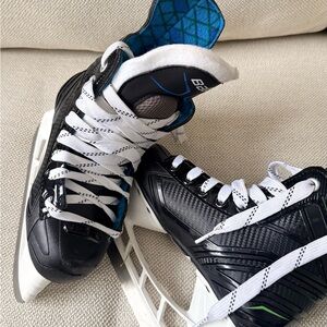 Black and White Ice skating Skates by Bauer Unisex